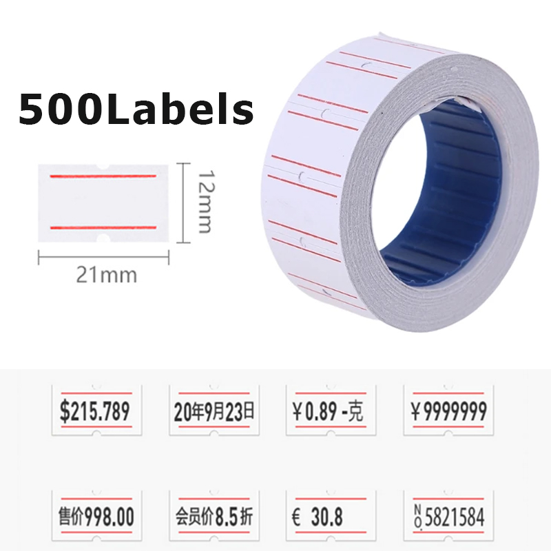 Label Maker Machine - 21x12mm*500pcs Labels Price Single Row Stickers