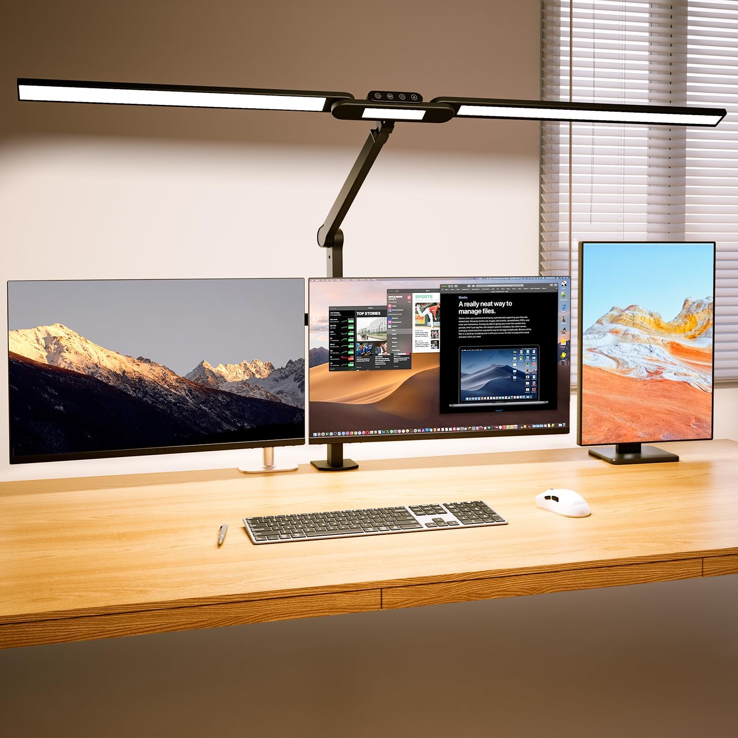 Home Office Desk - 24W Ultra Bright LED Architect Desk
