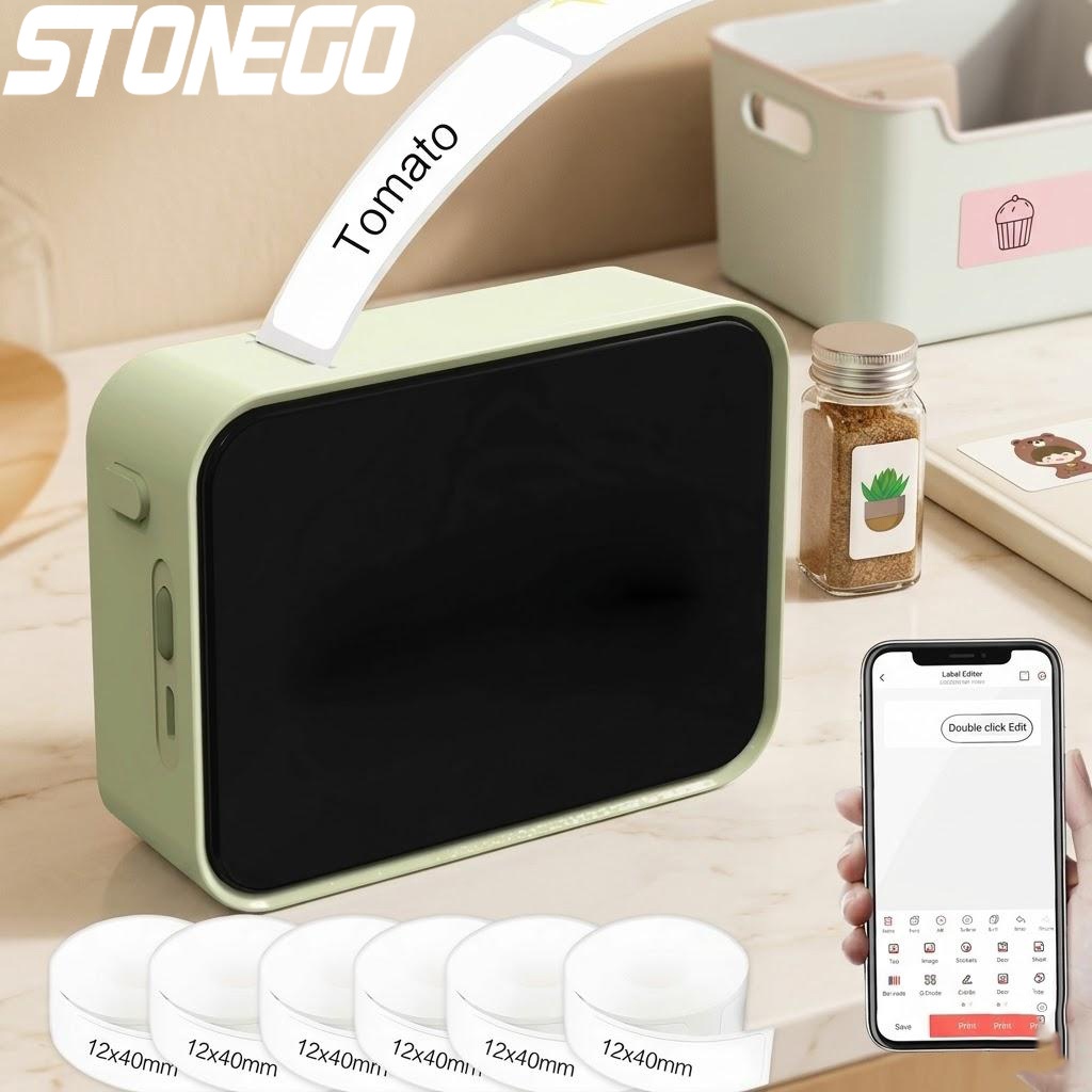 Label Maker Machine - Wireless Portable Label Printer Machine for