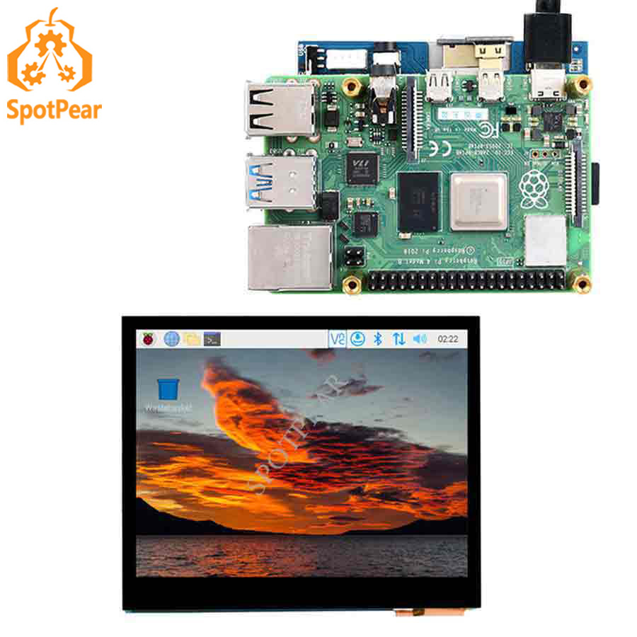 Monitor Arm Dual - Raspberry Pi 3.5 inch touchscreen 3.5inch