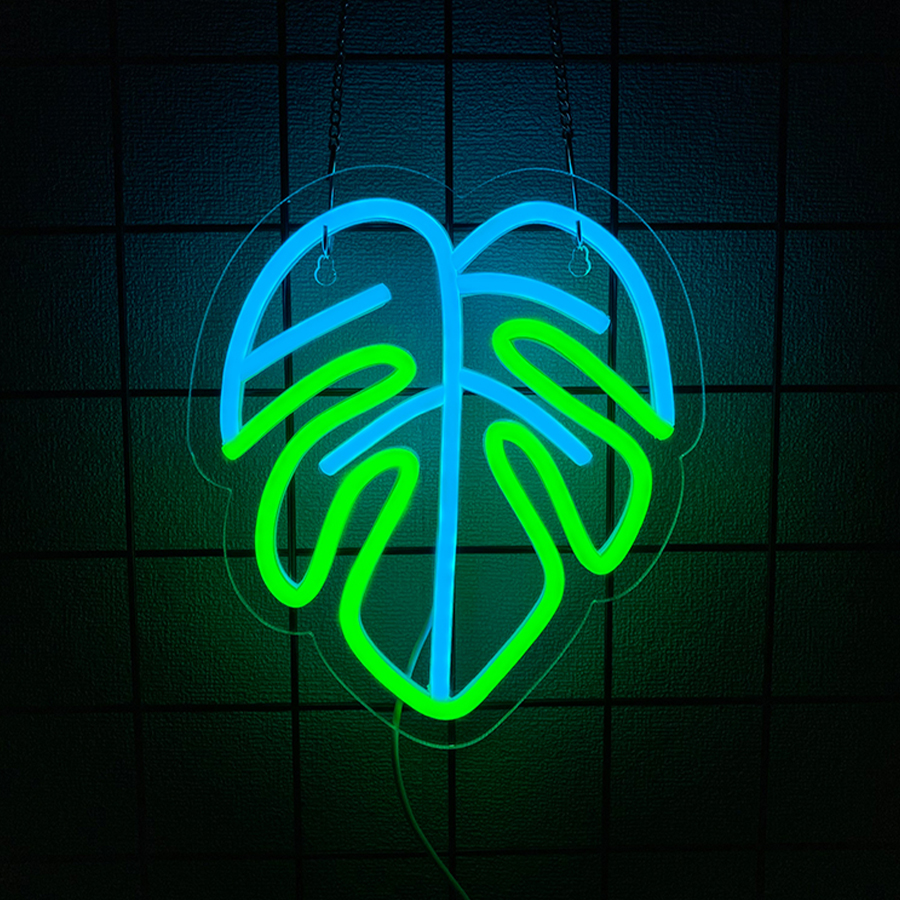 Plant Series Neon Signs, Green – обзор и цена Home Office Icon
