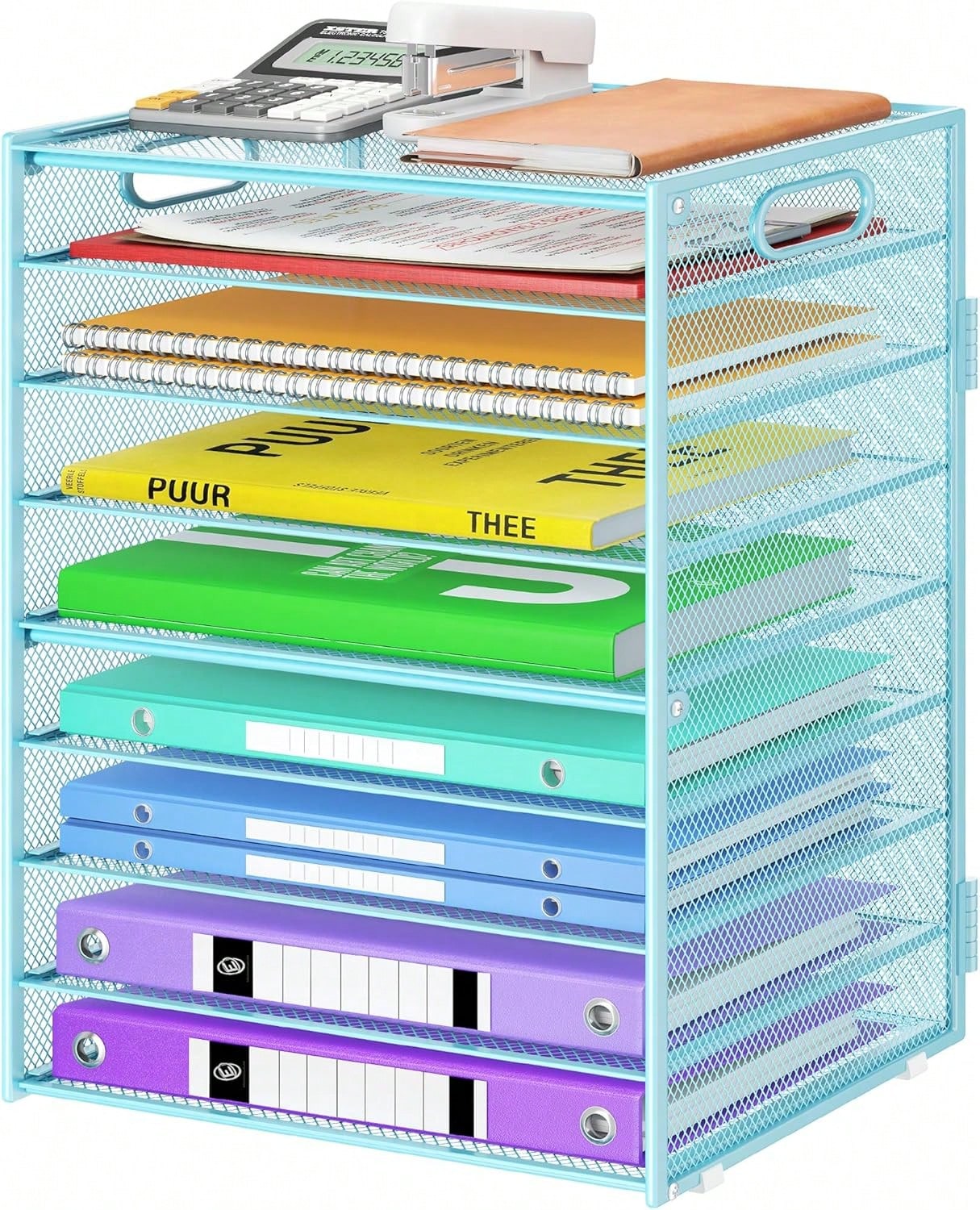 9 Tier Paper Organizer With Ha – обзор и цена Letter Tray Desk