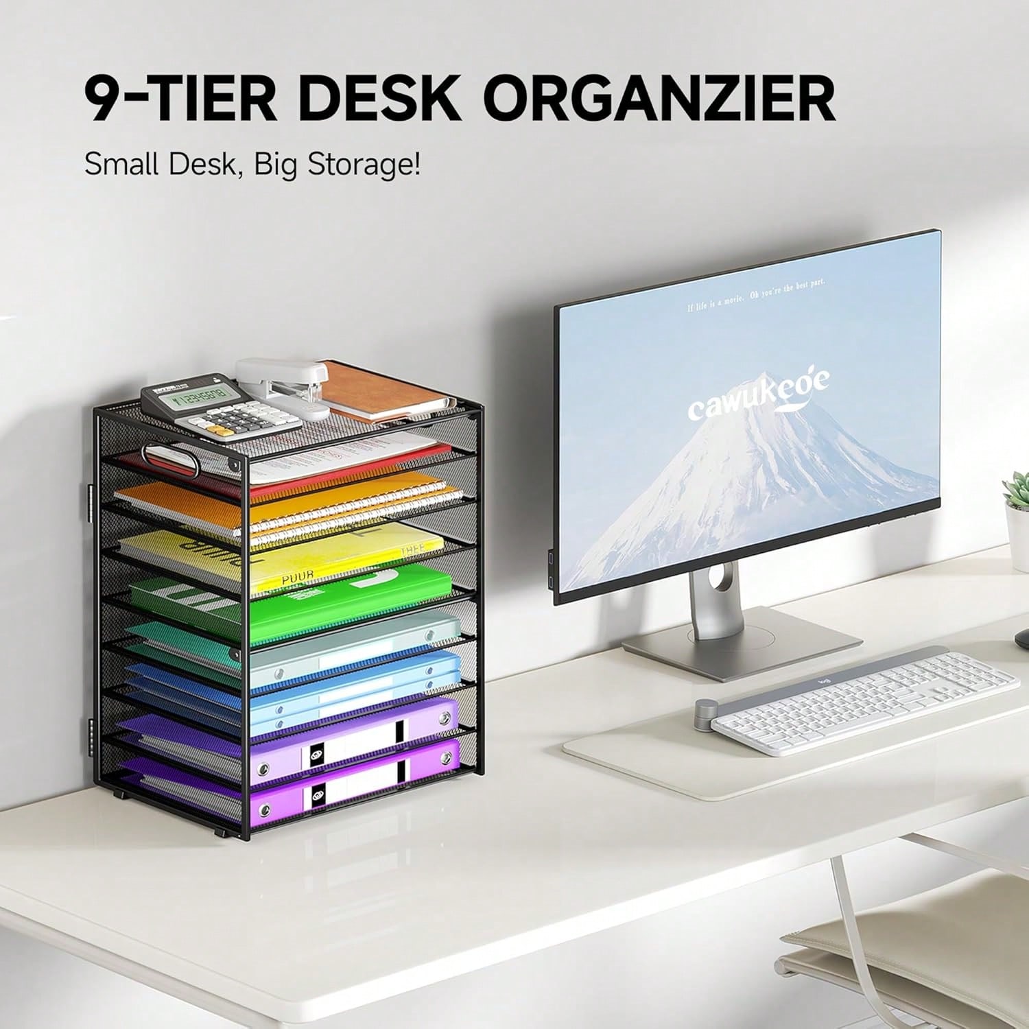 9 Tier Paper Organizer With Ha – обзор и цена Letter Tray Desk