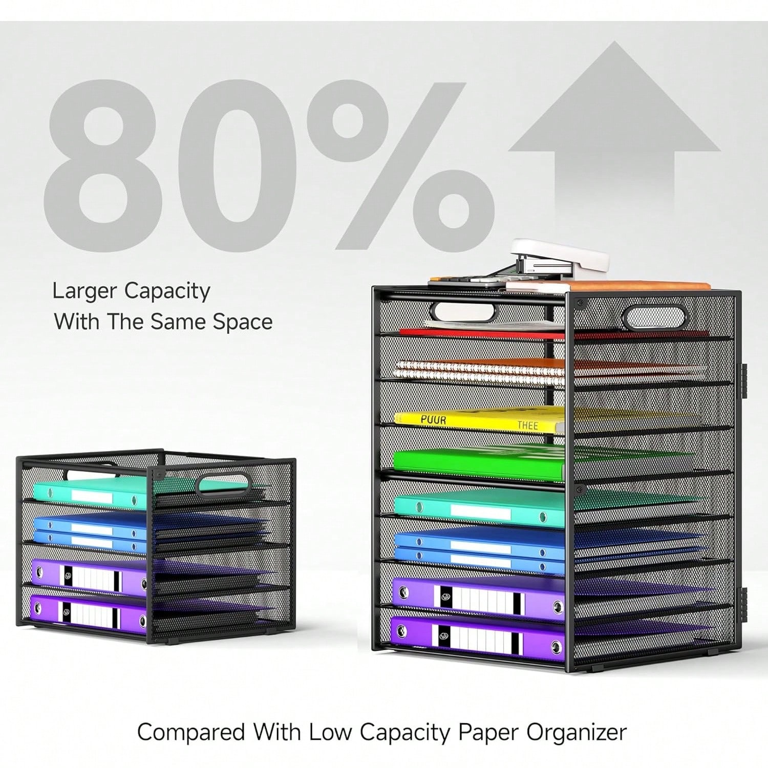 9 Tier Paper Organizer With Ha – обзор и цена Letter Tray Desk