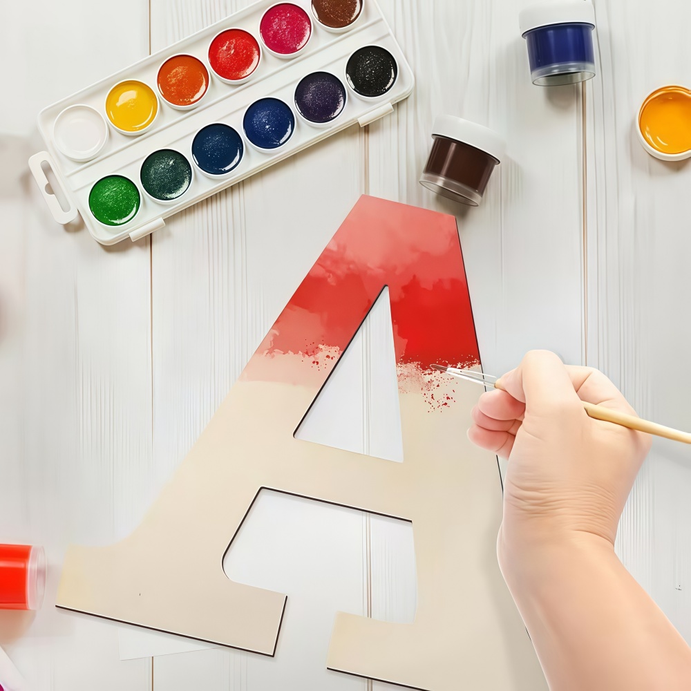 26pcs Designable Wood Letters  – обзор и цена Letter Tray Desk