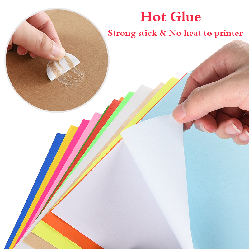 A4 Color Adhesive Paper 50 PCS – обзор и цена Label Maker Machine