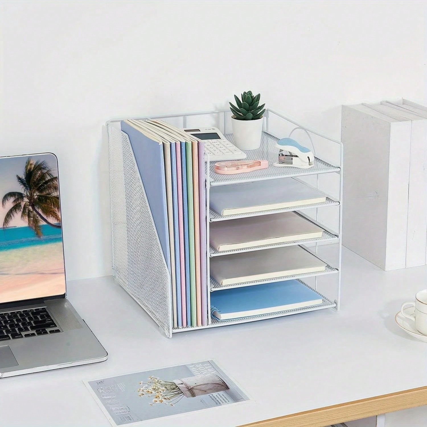 5-Tier Desk Organizer With Fil – обзор и цена Letter Tray Desk
