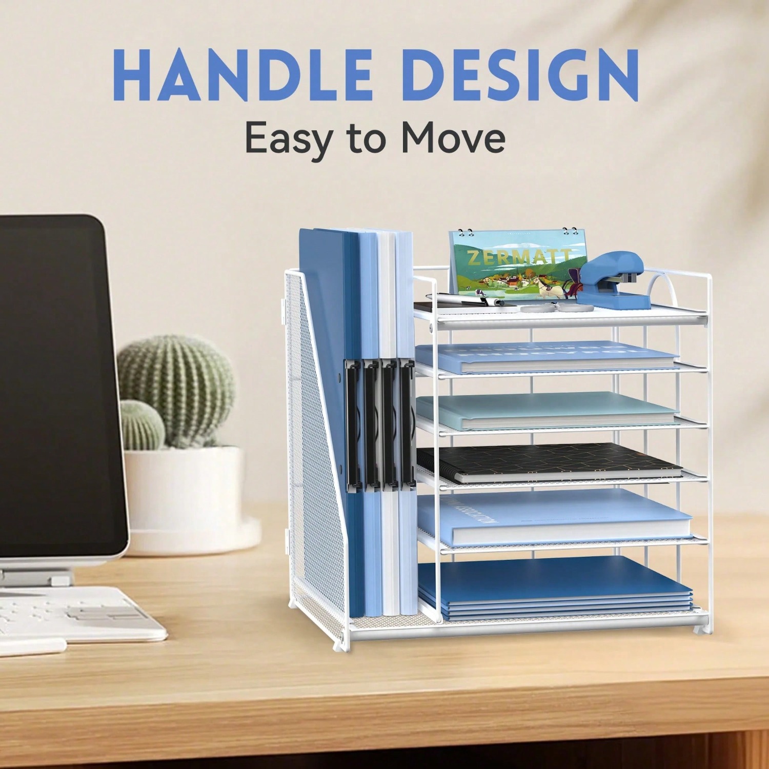 5-Tier Desk Organizer With Fil – обзор и цена Letter Tray Desk