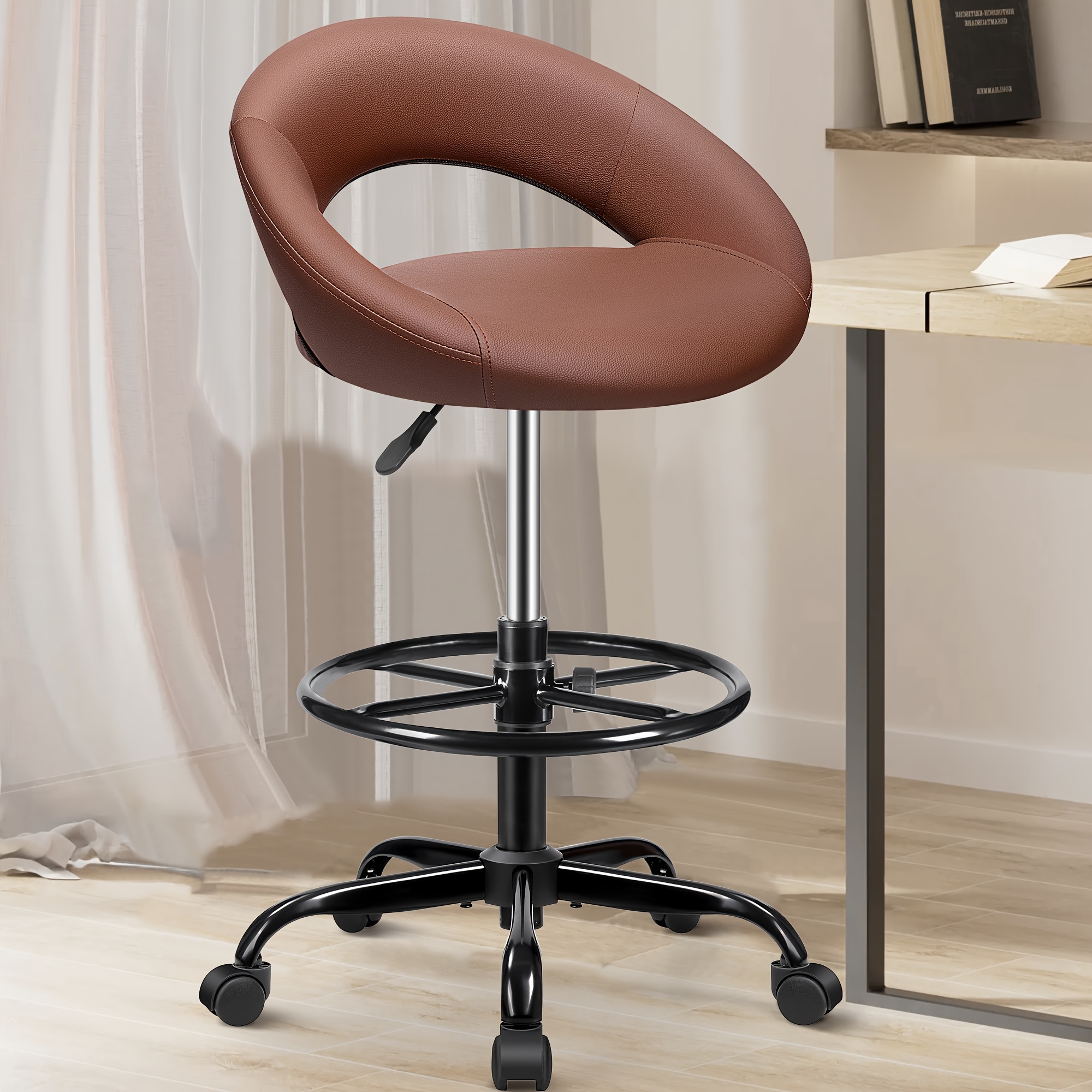 Ergonomic Drafting Chair - PU  – обзор и цена Home Office Desk