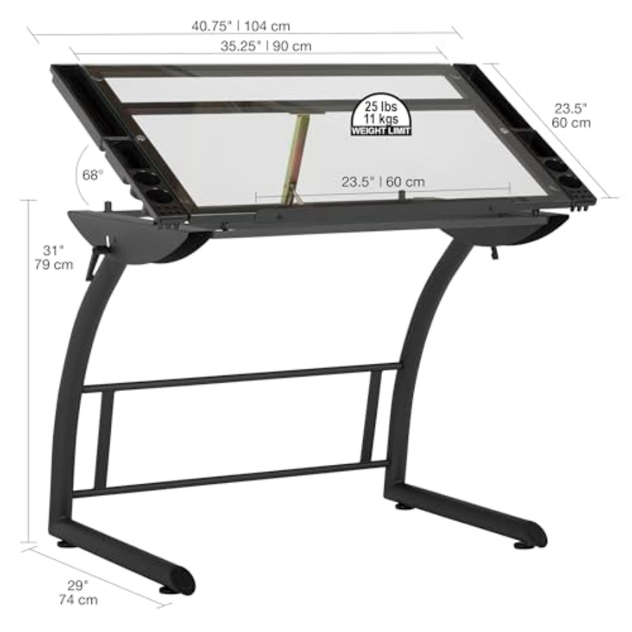 Triflex Drawing Table Sit to S – обзор и цена Home Office Desk
