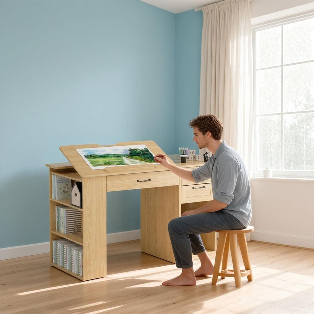 Adjustable Desk with Storage,  – обзор и цена Home Office Desk