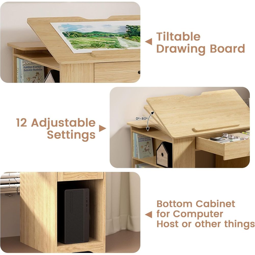 Adjustable Desk with Storage,  – обзор и цена Home Office Desk