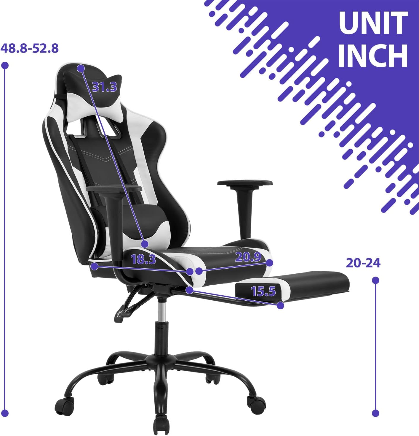 Ergonomic Gaming Chair with Fo – обзор и цена Home Office Desk