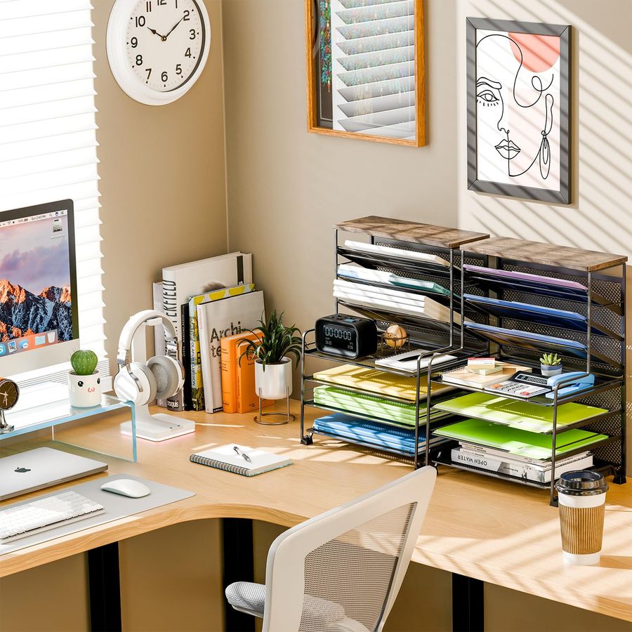 Trending 7 Tier Desk File Orga – обзор и цена Letter Tray Desk