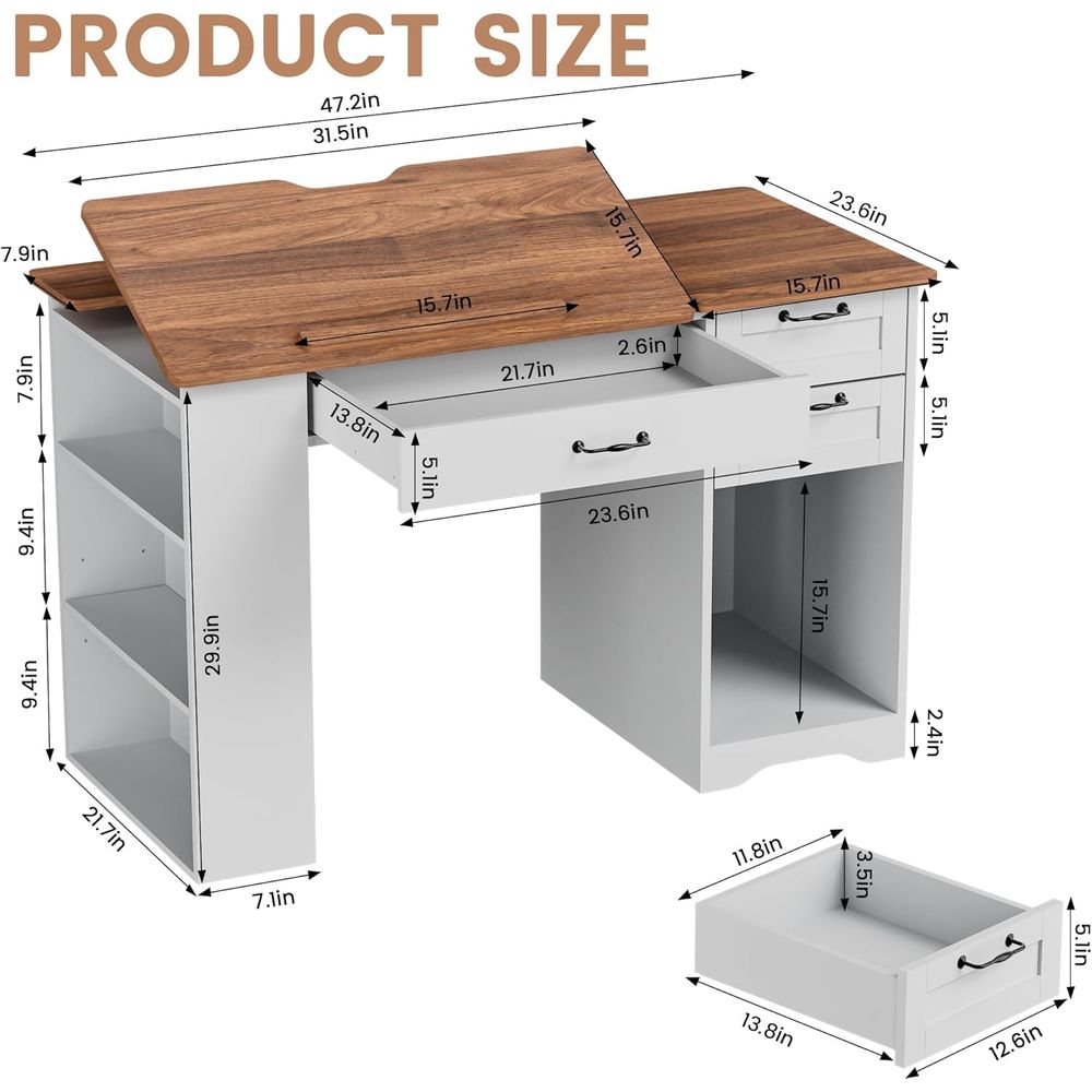 Adjustable Desk with Storage a – обзор и цена Home Office Desk