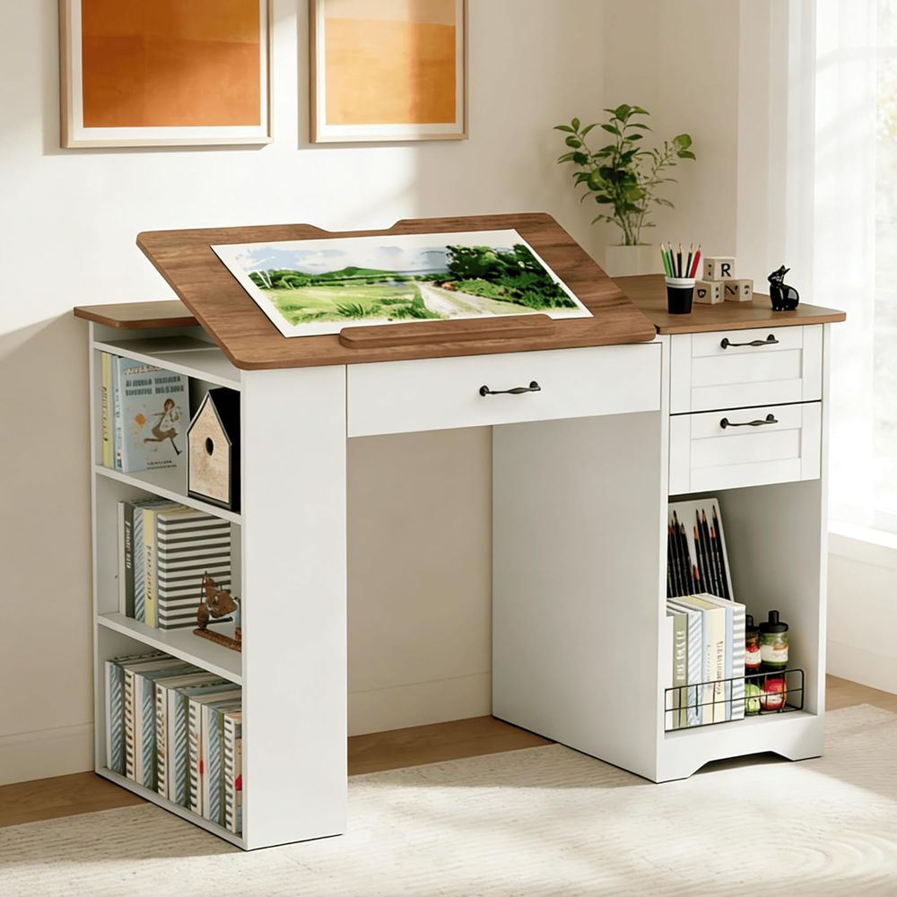 Adjustable Desk with Storage a – обзор и цена Home Office Desk