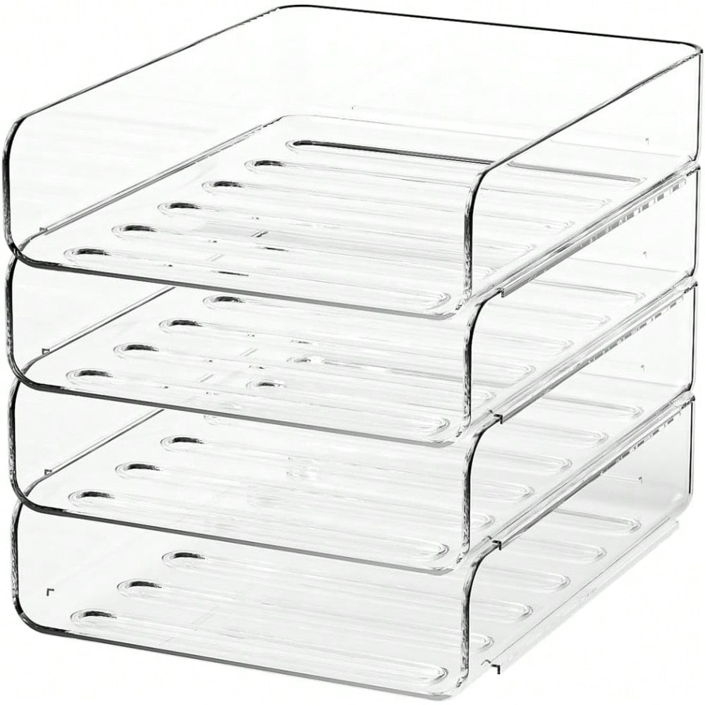 Stackable 4-Tier Clear Acrylic – обзор и цена Letter Tray Desk