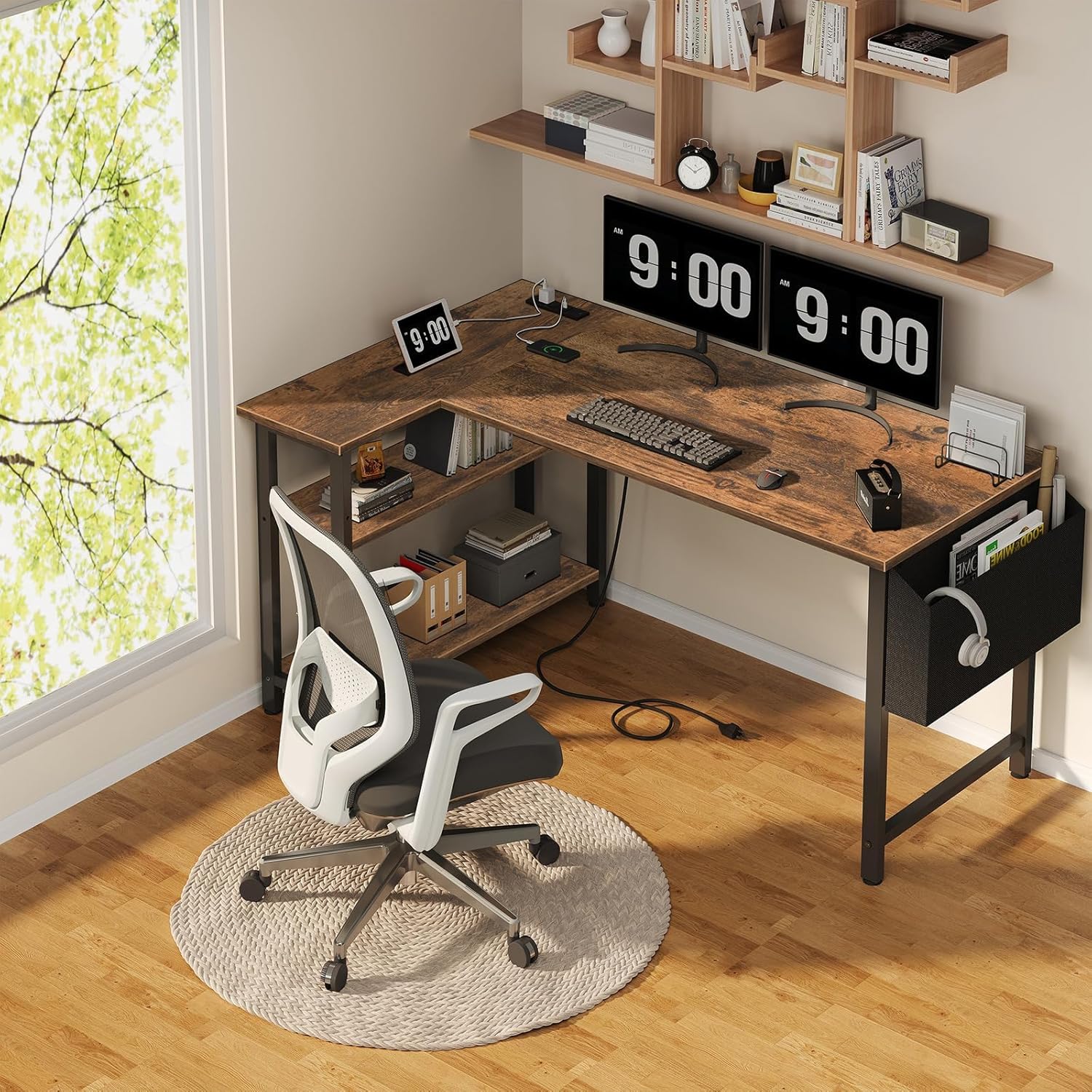 L Shaped Computer Desk with Ou – обзор и цена Home Office L Shaped Desk