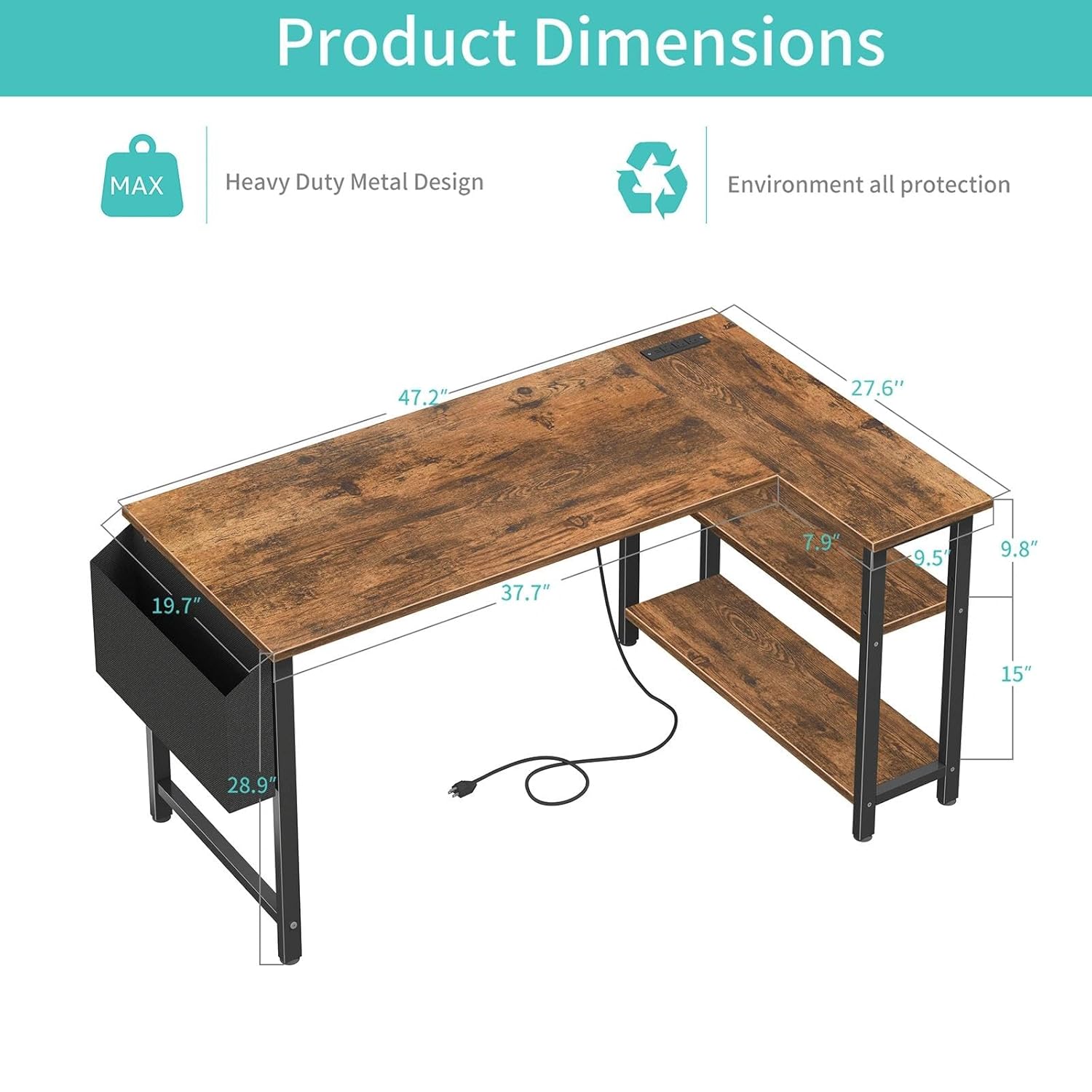 L Shaped Computer Desk with Ou – обзор и цена Home Office L Shaped Desk