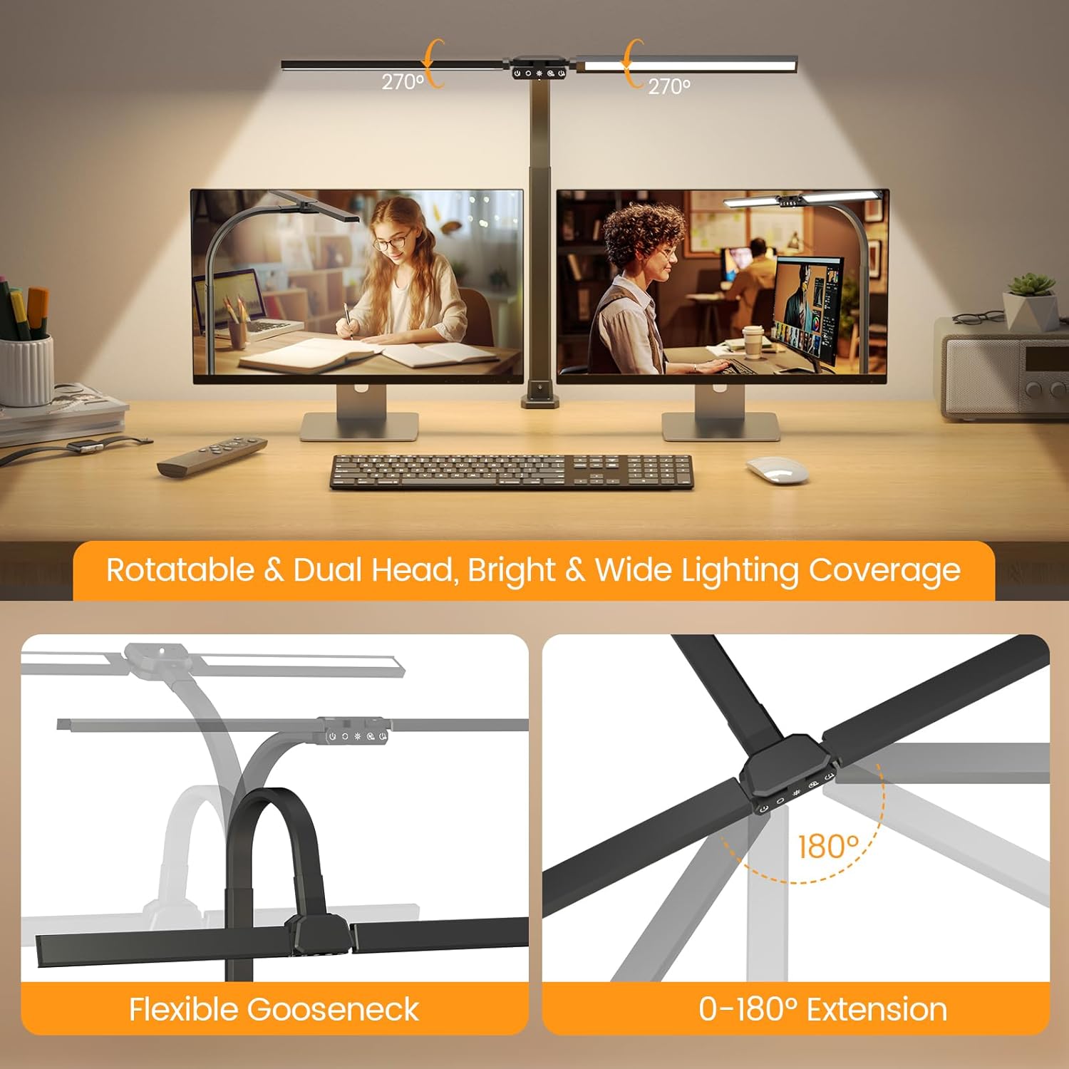 Upgraded RGB LED Desk Lamp wit – обзор и цена Home Office Desk