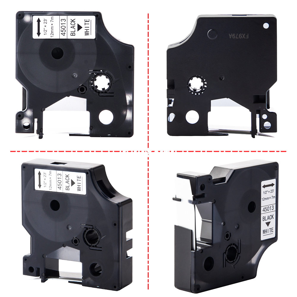 45013 Label Tape Black on Whit – обзор и цена Label Maker Machine