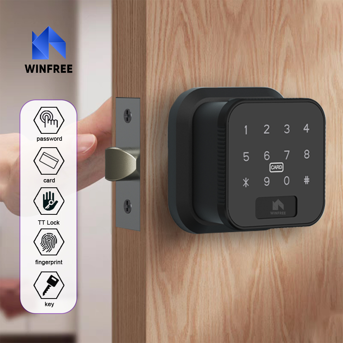 WINFREE Smart Lock Fingerprint – обзор и цена Home Office Immigration