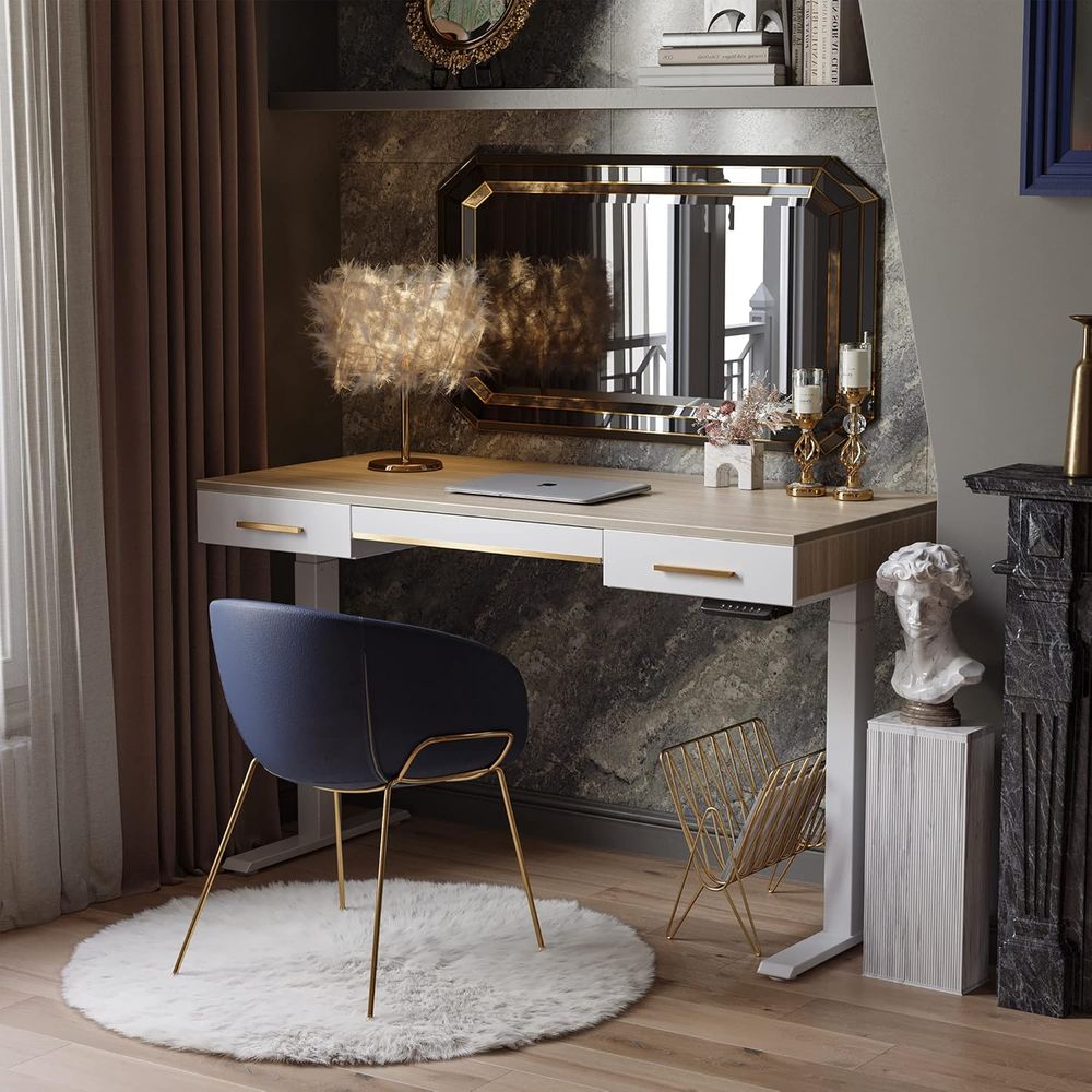 Electric Standing Desk, 3 Draw – обзор и цена Home Office Desk