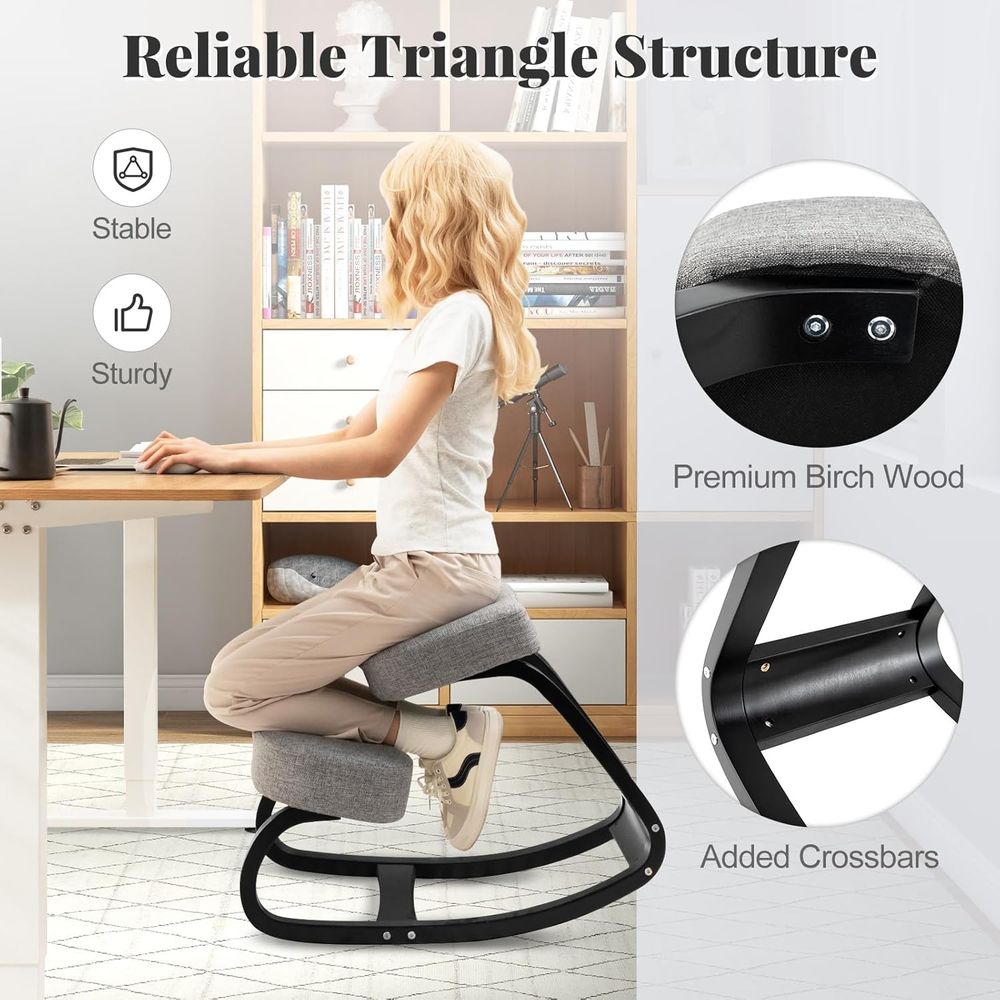 Ergonomic Kneeling Chair with  – обзор и цена Home Office Desk