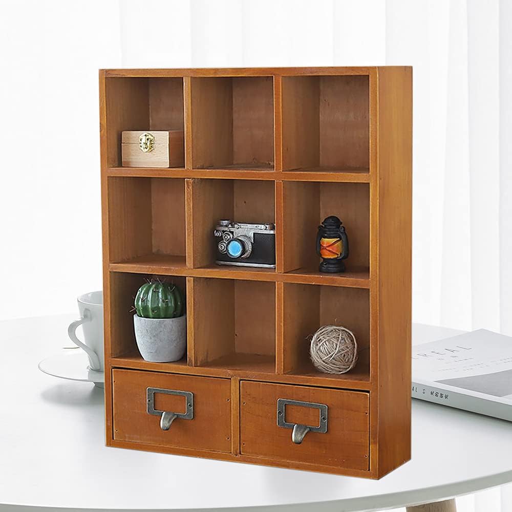 16.7-Inch Vintage Rustic Deskt – обзор и цена Desktop Organizer Bamboo