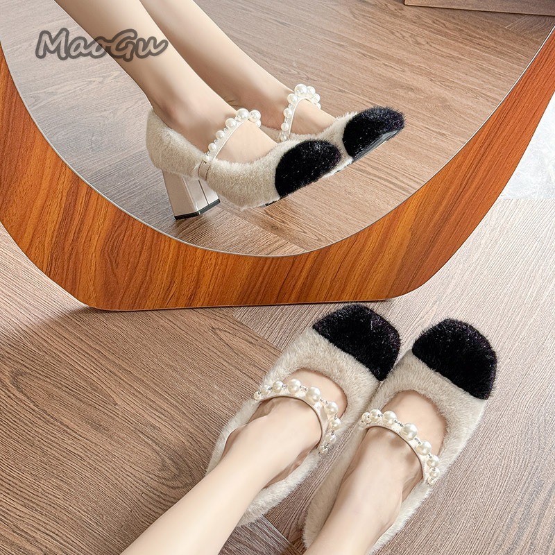 Chunky Heel Women's Furry Shoe – обзор и цена Home Office Makeover