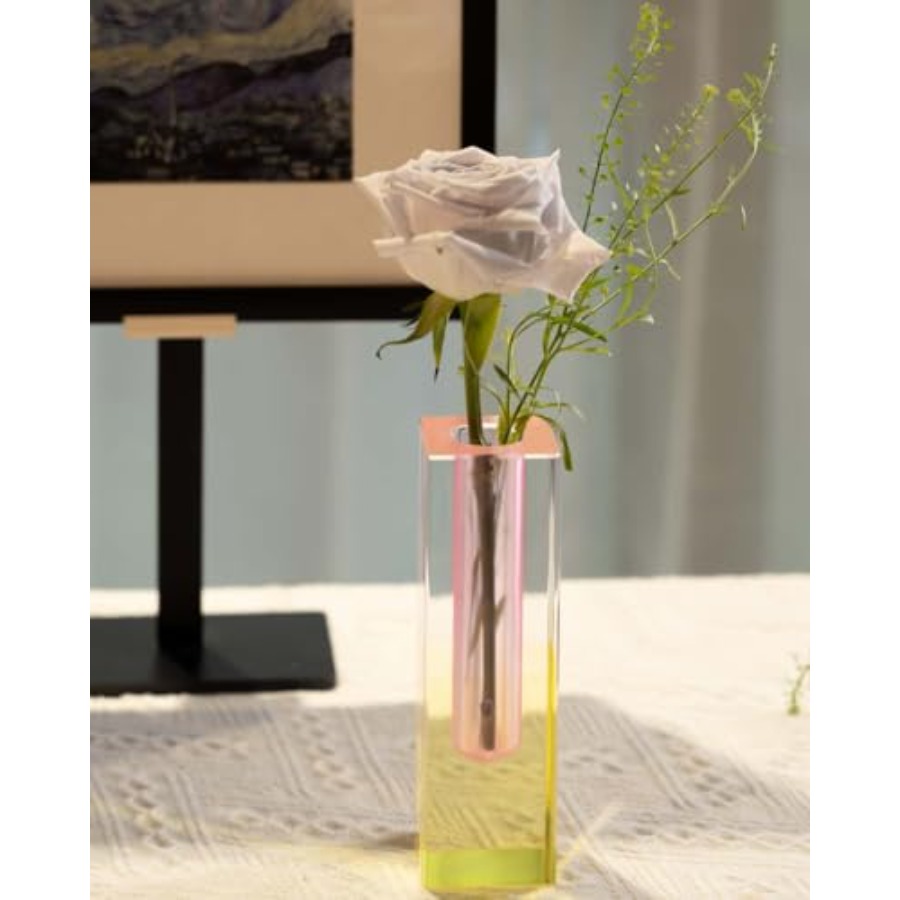 5 Pcs Acrylic Bud Vase Set for – обзор и цена Home Office Ye