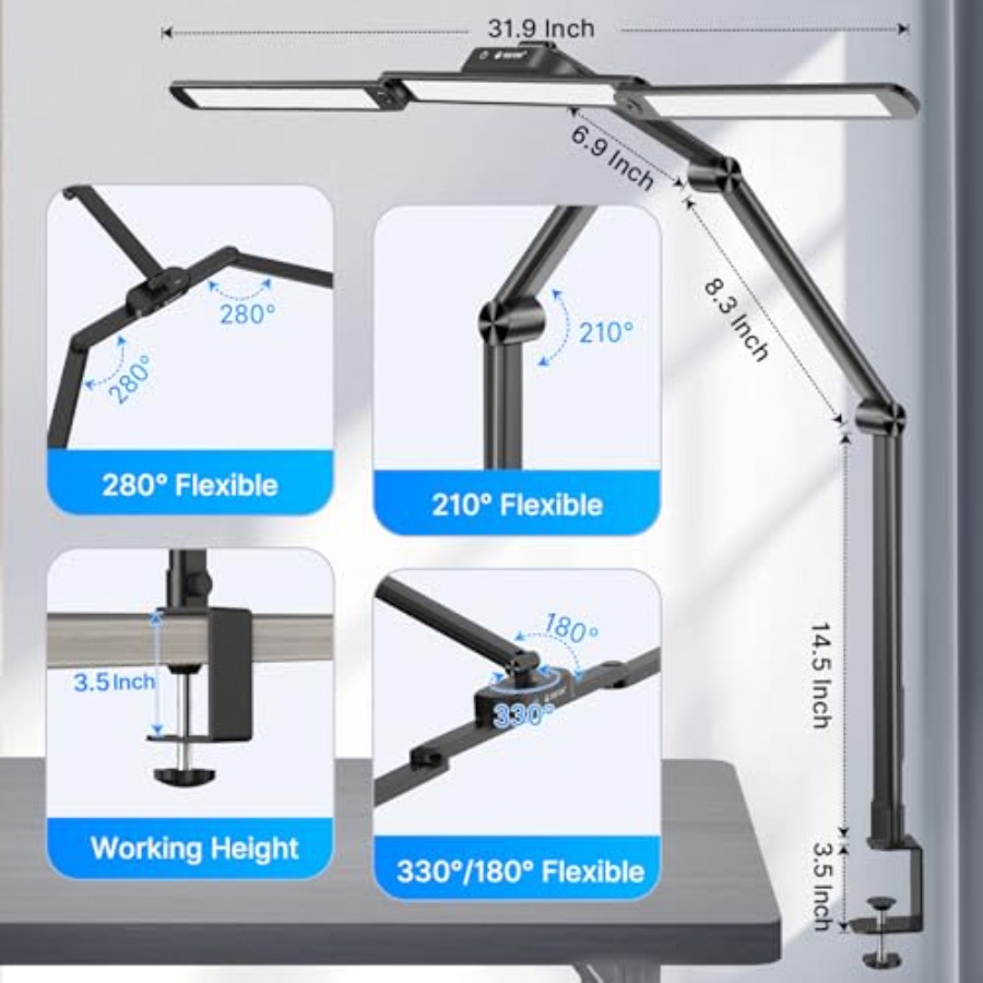 LED Desk Lamp Architect Desk L – обзор и цена Home Office Desk