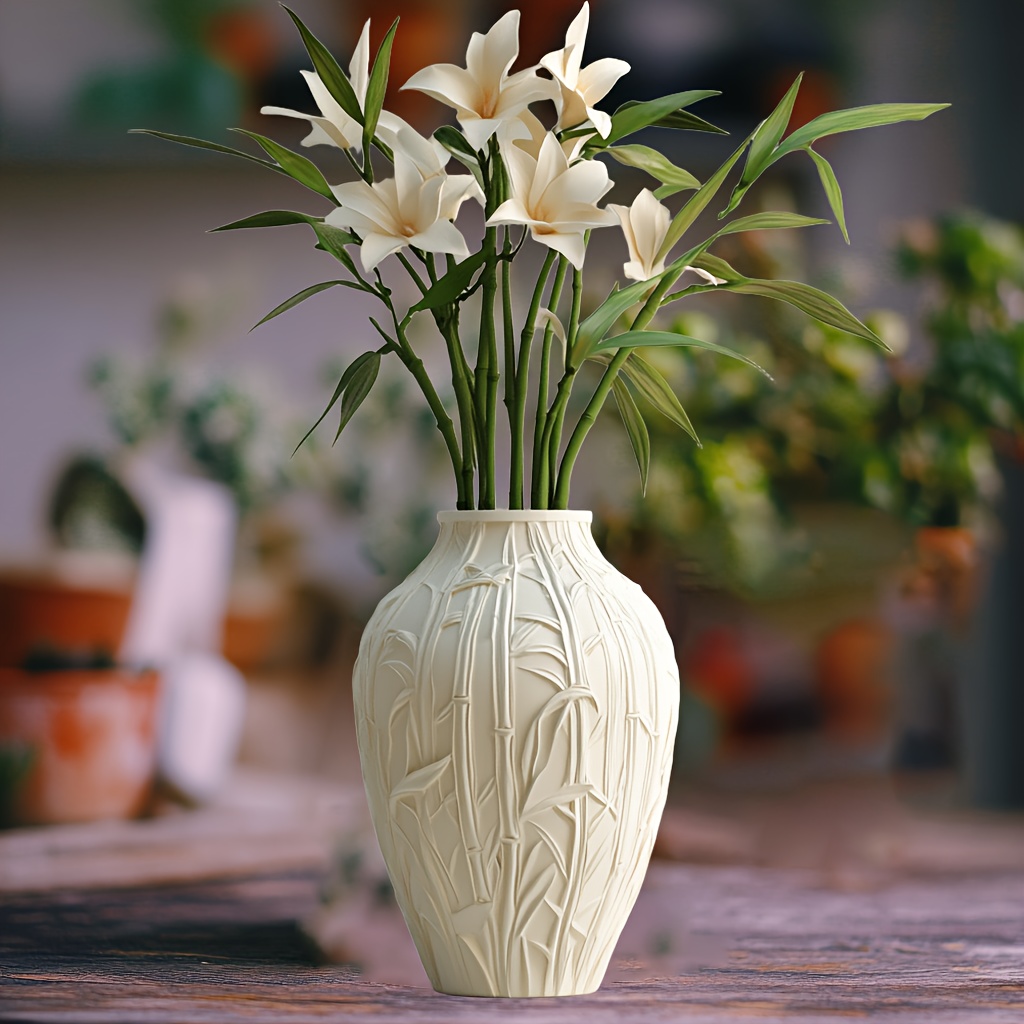 DIY Bamboo relief vase resin s – обзор и цена Desktop Organizer Bamboo