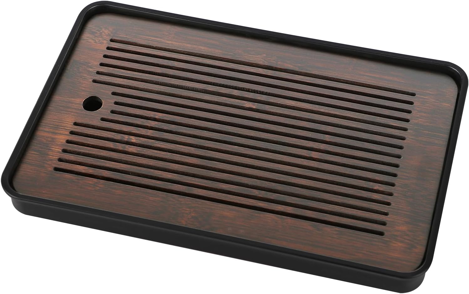 Natural Bamboo Tea Tray with H – обзор и цена Desktop Organizer Bamboo