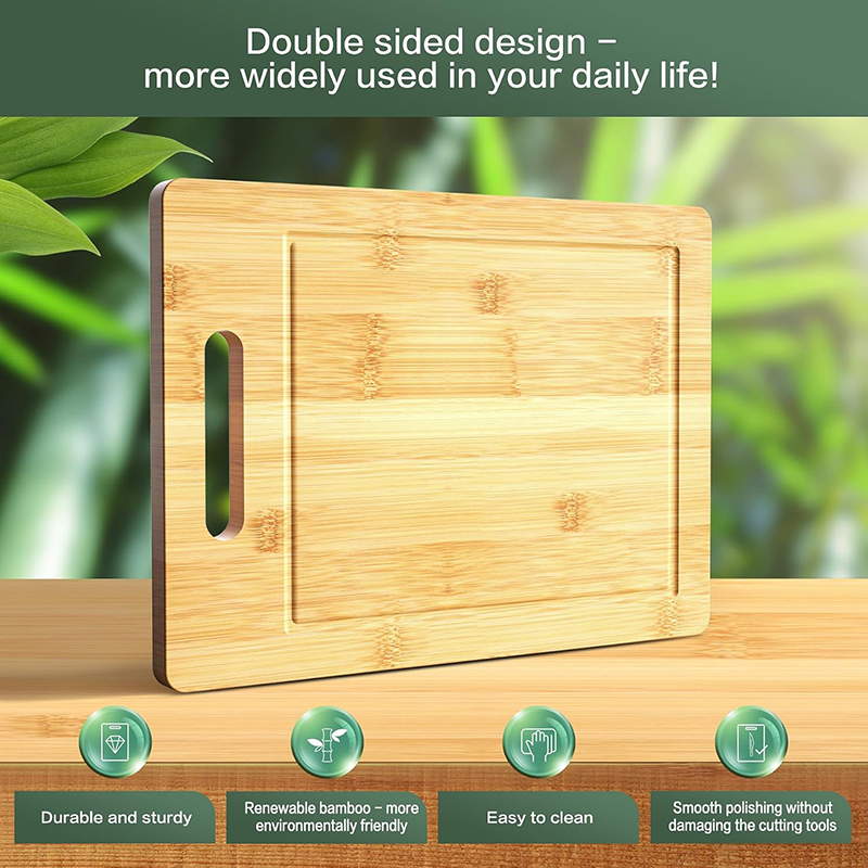 Wooden Cutting Board Kitchen C – обзор и цена Desktop Organizer Bamboo