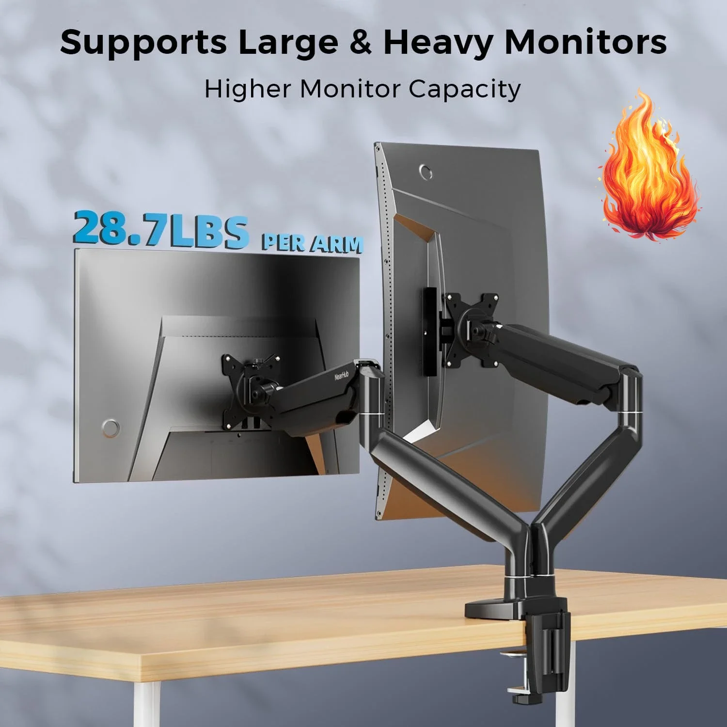 Curved Monitor Mount Dual Moni – обзор и цена Monitor Arm Dual